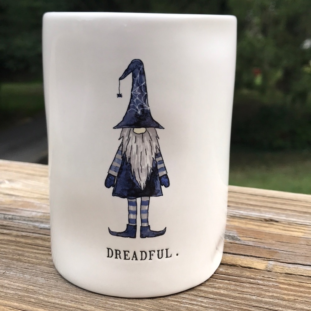 New Rae Dunn Halloween Gnome Dreadful Candle